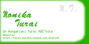 monika turai business card